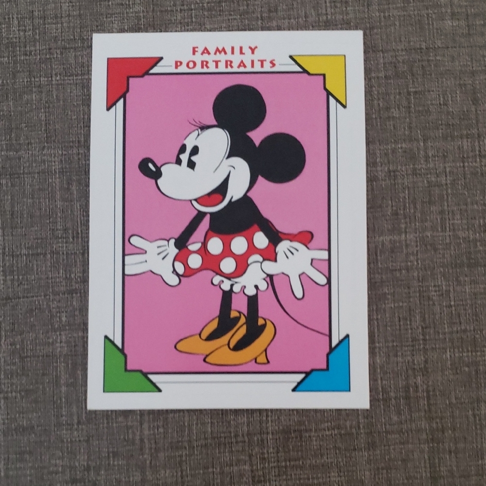 1991 Impel Disney Collector Cards Family Portraits Minny #101‎ - Vintage